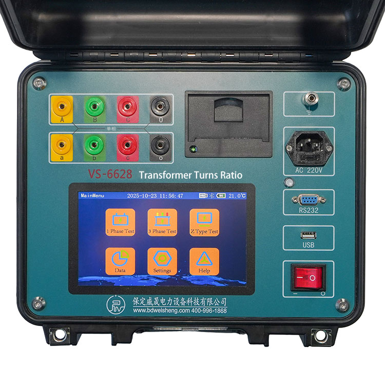 Transformer Turns Ratio at Capacitor Inductance Tester